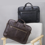 Stylish leather executive briefcase