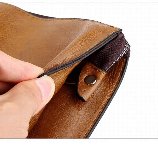 Leather clutch for men