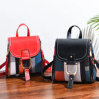 Classic leather backpack purse