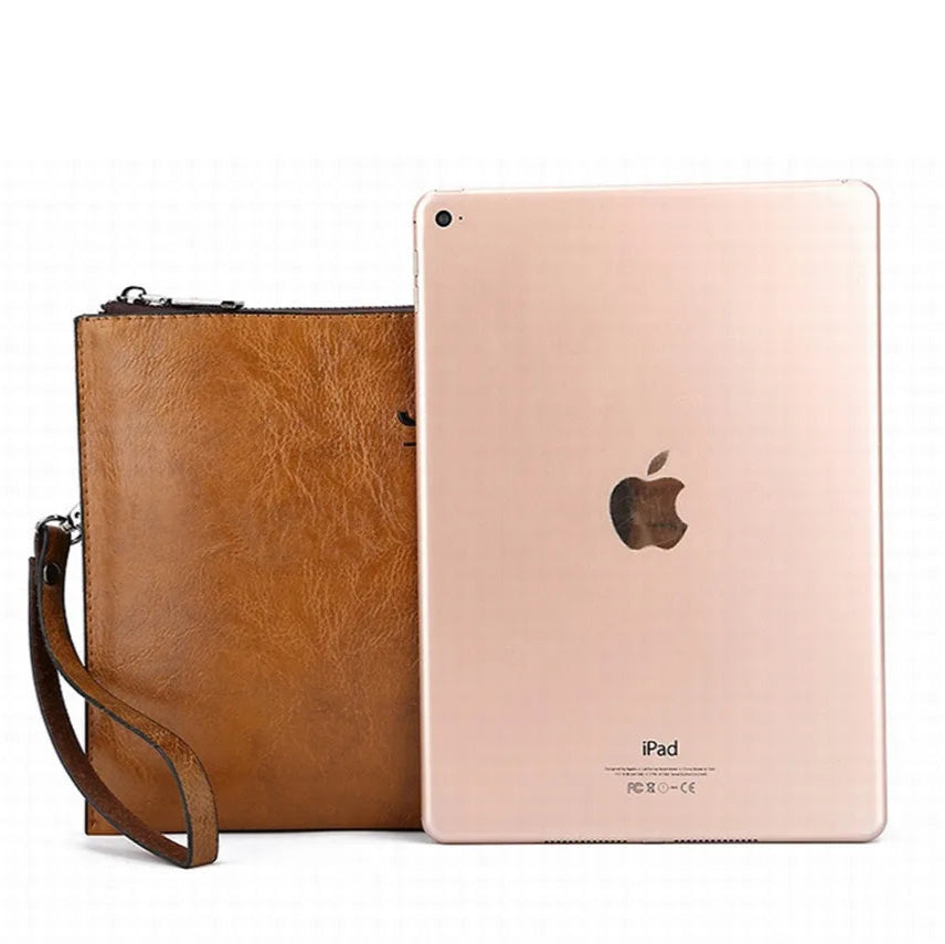Leather clutch for men