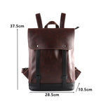 Retro men's  leather backpack
