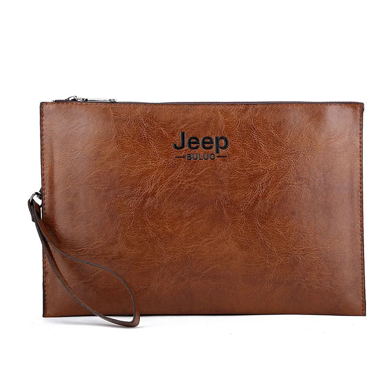 Leather clutch for men