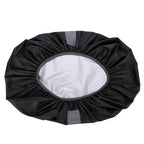 Black waterproof backpack rain cover