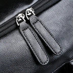 Vintage leather weekender duffle bag