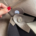 Large leather handbag