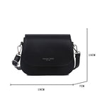 Compact leather sling crossbody