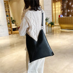 Large leather handbag
