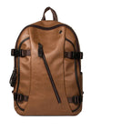 Men's premium leather fashion backpack