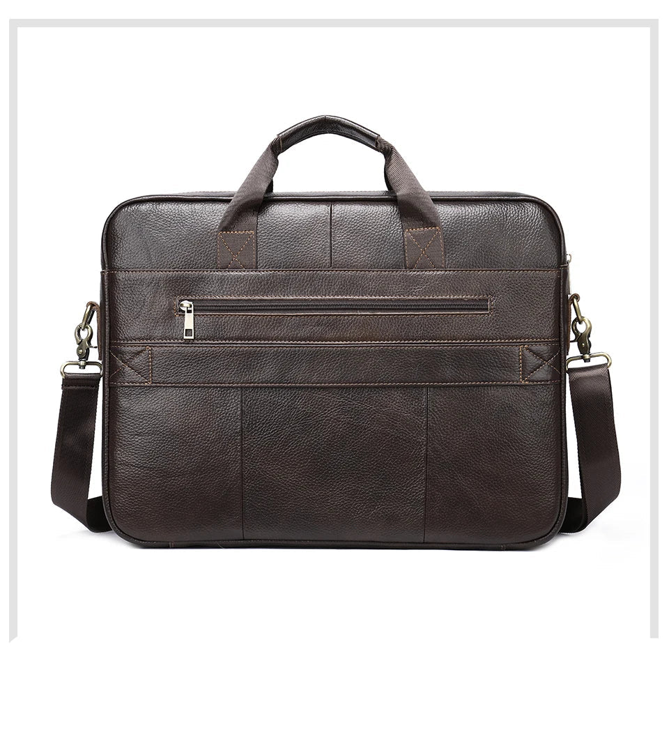 Stylish leather executive briefcase