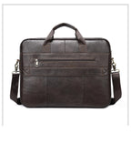 Stylish leather executive briefcase