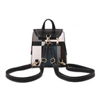 Classic leather backpack purse