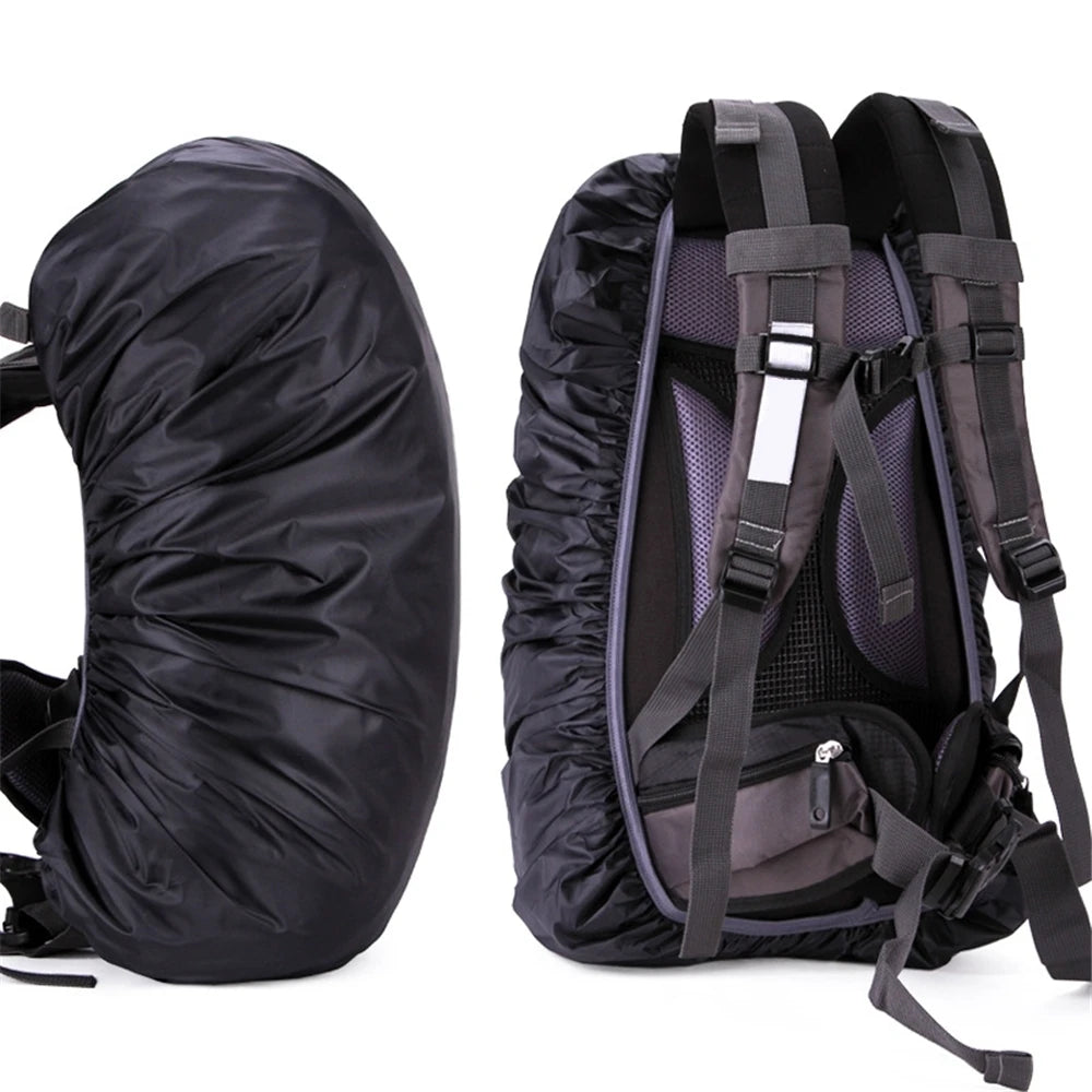 Orange waterproof backpack rain cover