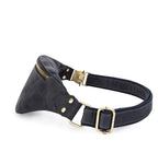 Versatile leather waist sling bag