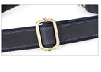 Versatile leather waist sling bag