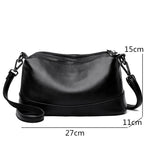 Medium leather shoulder bag