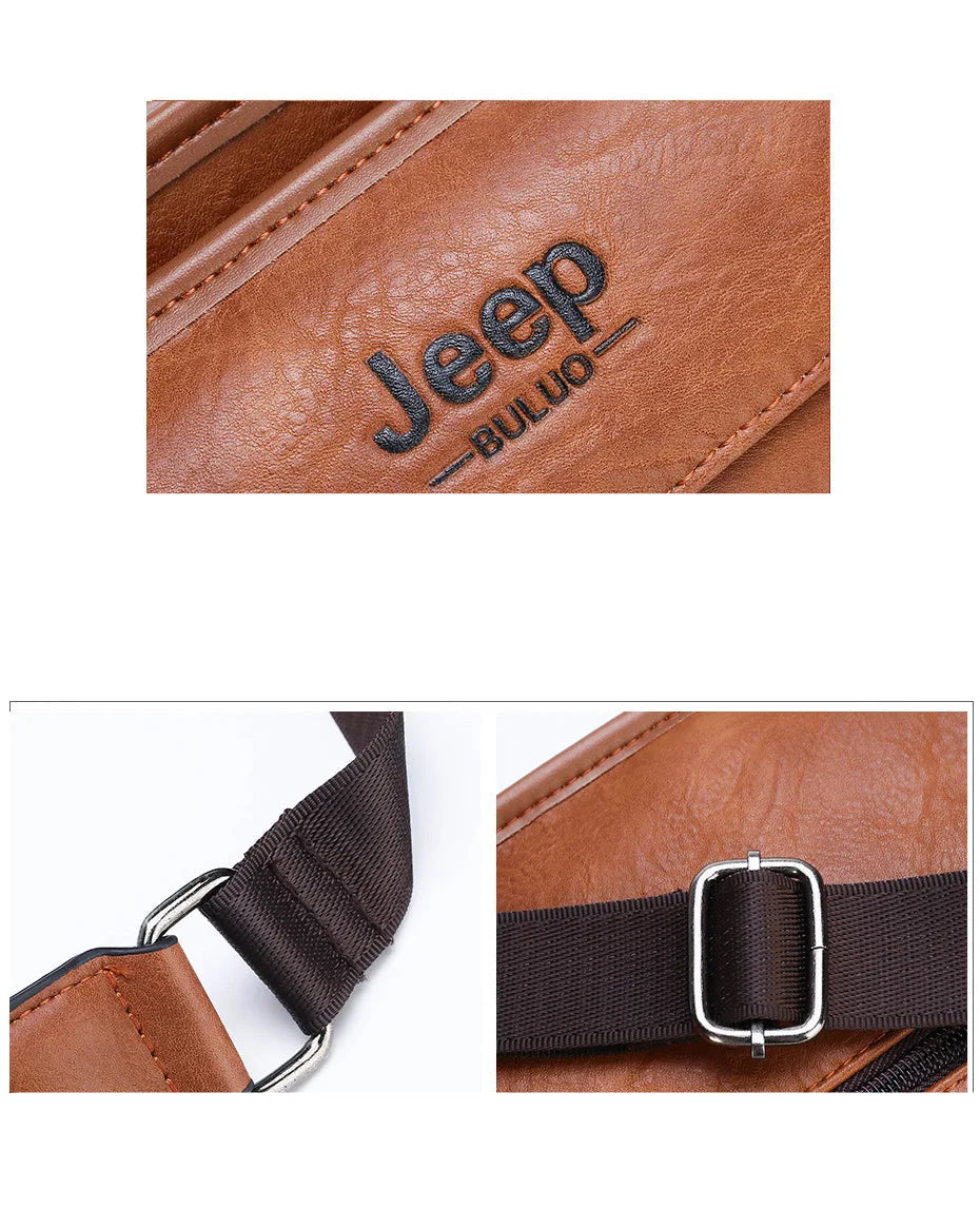 Outdoor leather bum bag
