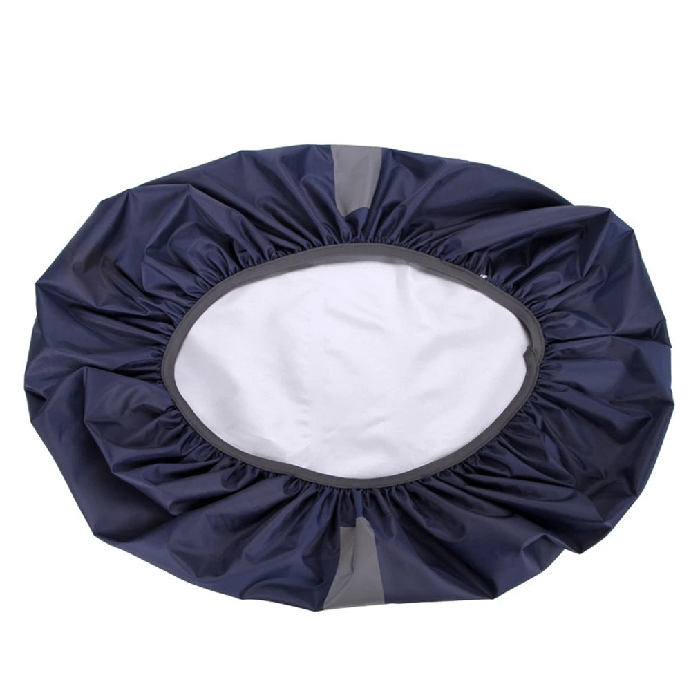 Navy blue waterproof backpack rain cover