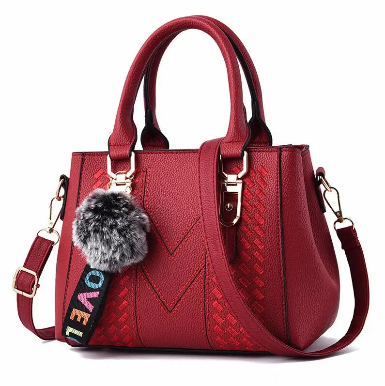 Women’s soft leather shoulder bag
