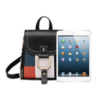 Classic leather backpack purse