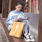 Corduroy tote bag for daily use