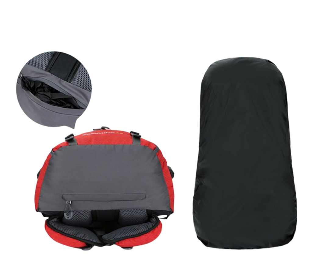 Purple large camping backpack