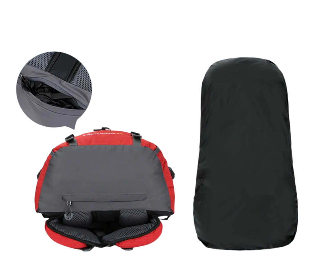 Pink large hiking backpack