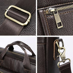 Stylish leather executive briefcase