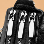 Medium leather shoulder bag