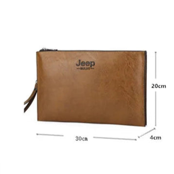 Leather clutch for men