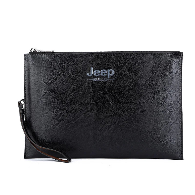 Leather clutch for men
