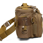 Camo tactical fishing tackle bag