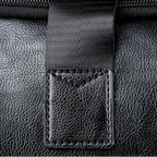 Vintage leather weekender duffle bag