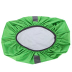 Green waterproof backpack rain cover