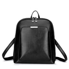 Travel vintage leather backpack