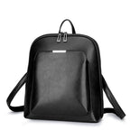 Travel vintage leather backpack