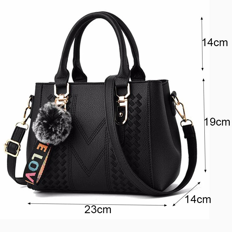 Women’s soft leather shoulder bag