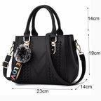 Women’s soft leather shoulder bag