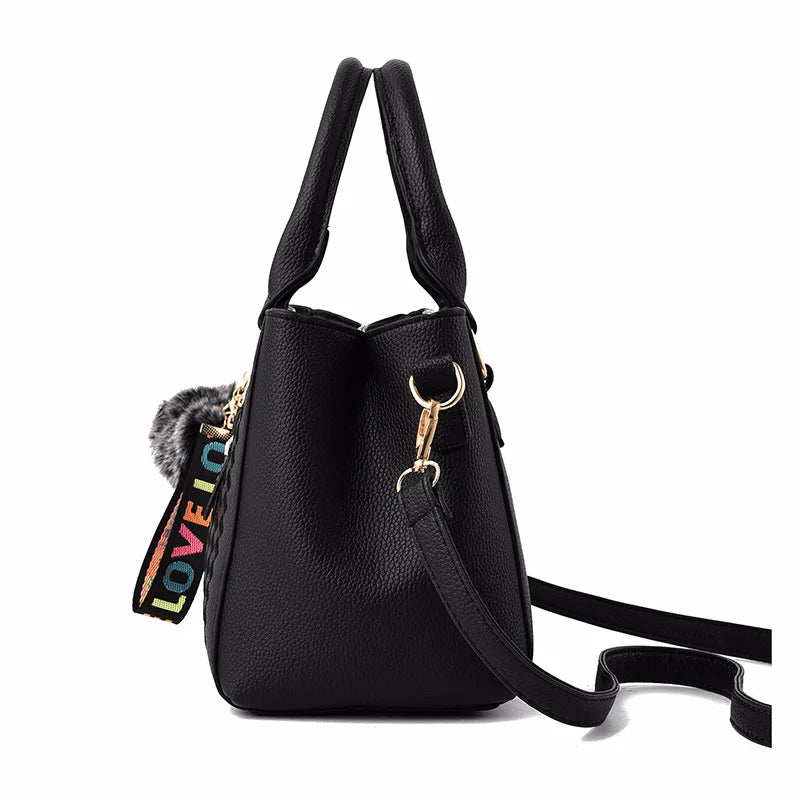 Women’s soft leather shoulder bag