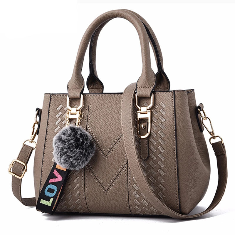Women’s soft leather shoulder bag