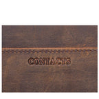 Minimalist leather toiletry bag