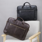 Stylish leather executive briefcase