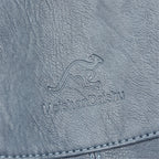 Casual leather knapsack