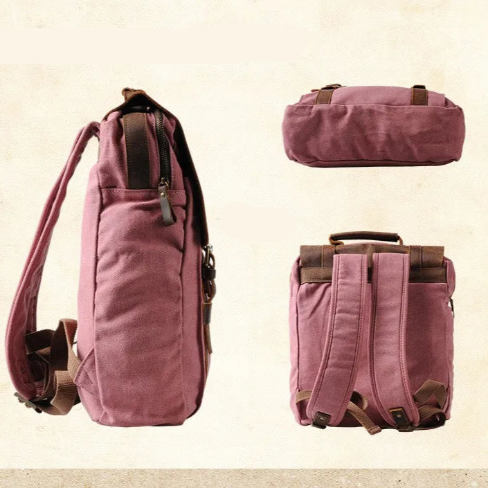 Classic leather satchel bag for men
