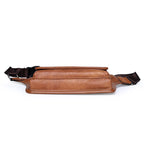 Outdoor leather bum bag