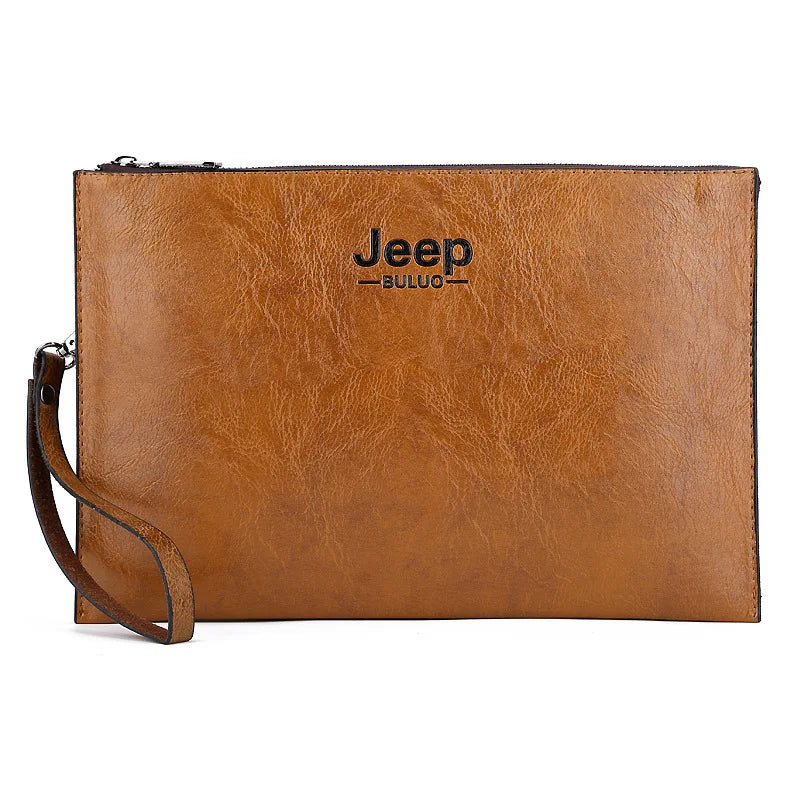 Leather clutch for men