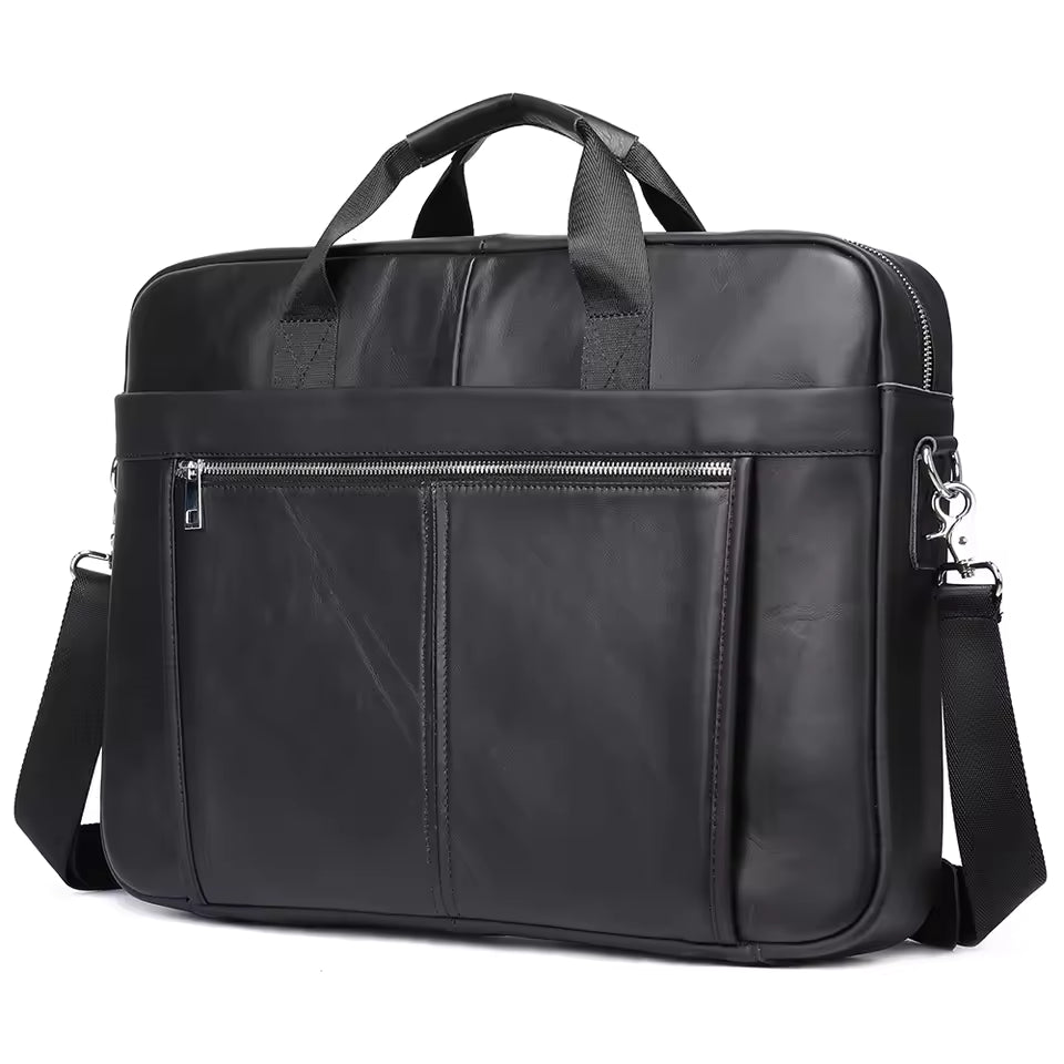 Stylish leather executive briefcase