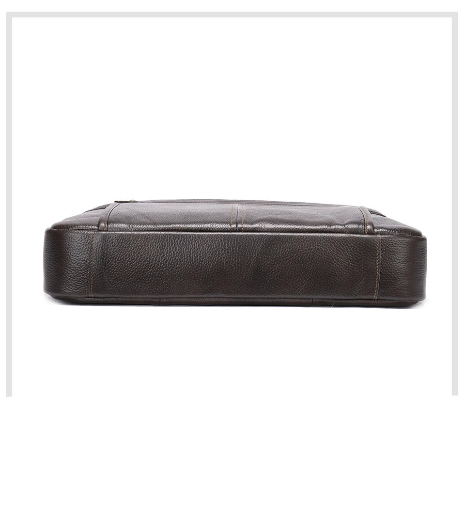 Stylish leather executive briefcase