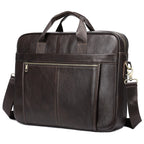 Stylish leather executive briefcase