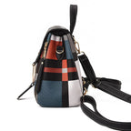 Classic leather backpack purse