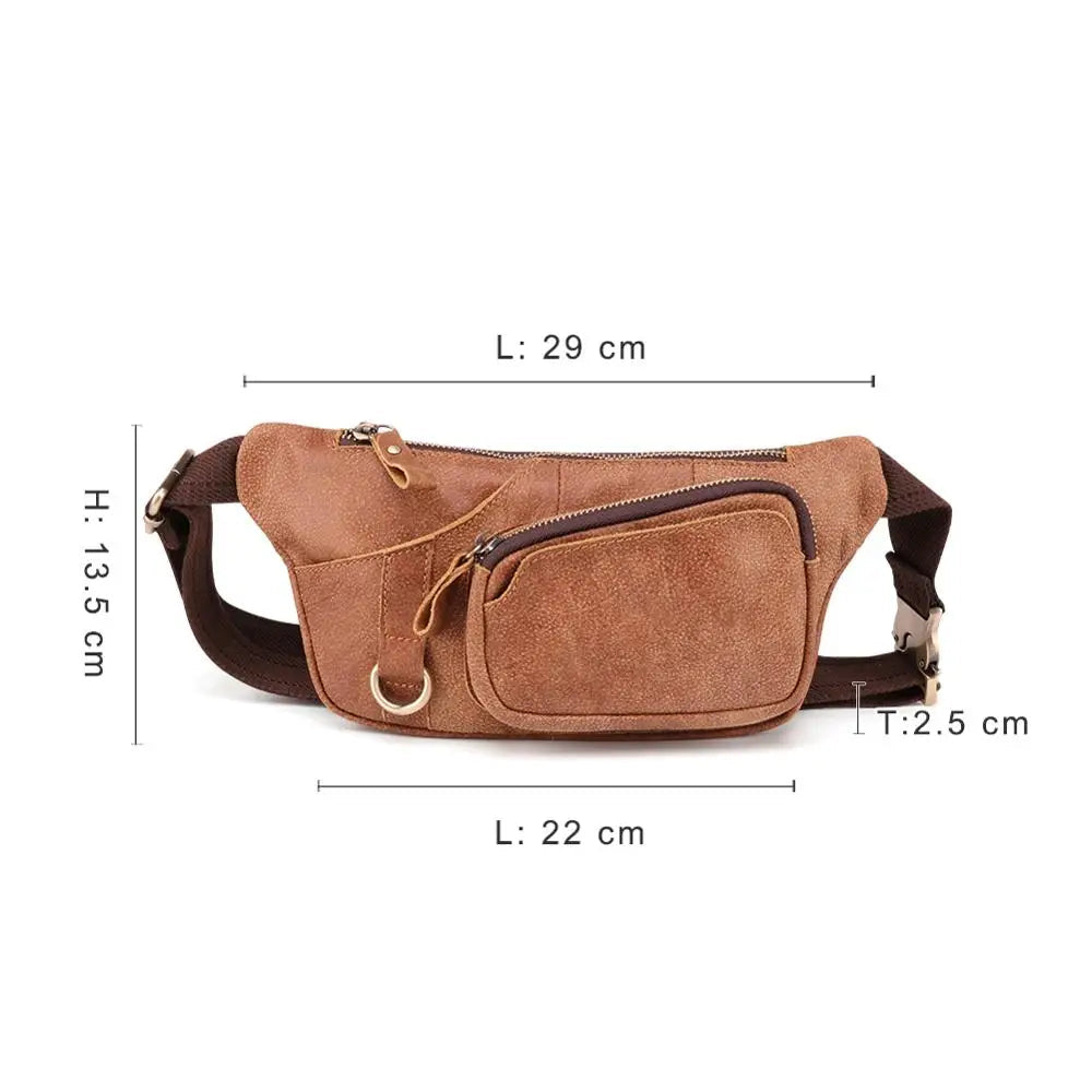 Everyday leather bum bag